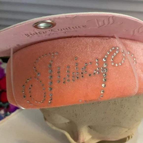Juicy couture headband velvet  juicy in rhinestone - Picture 2 of 4